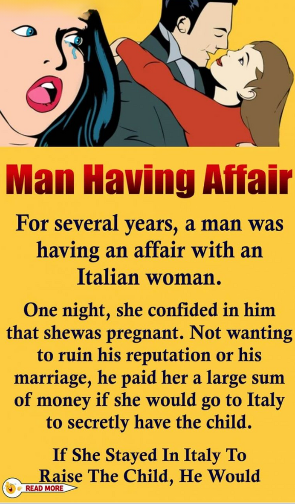 Man Having Affair with Italian Woman