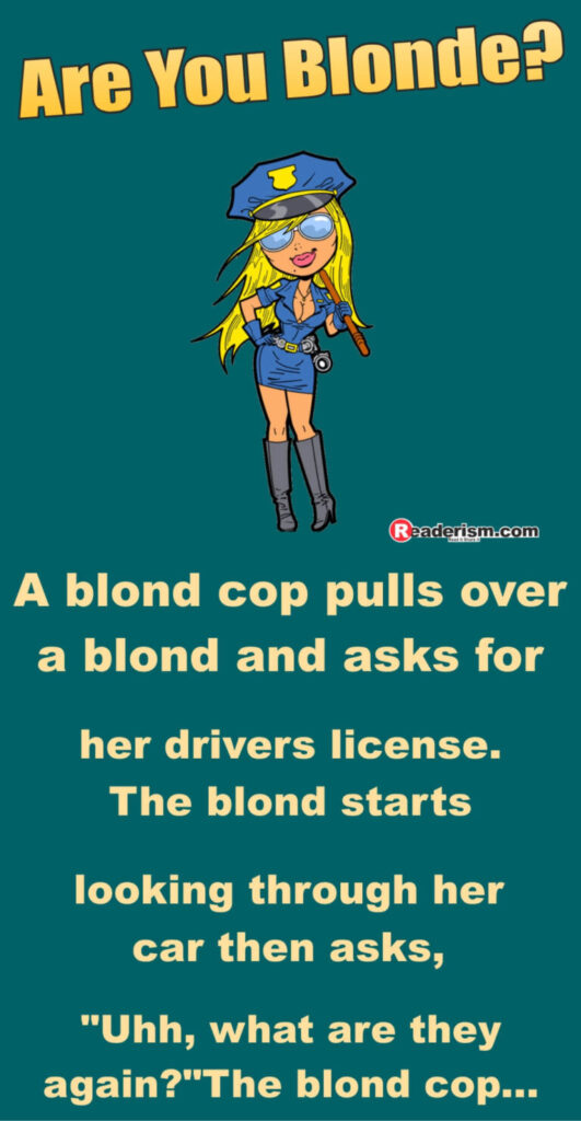 Are You Blonde ?