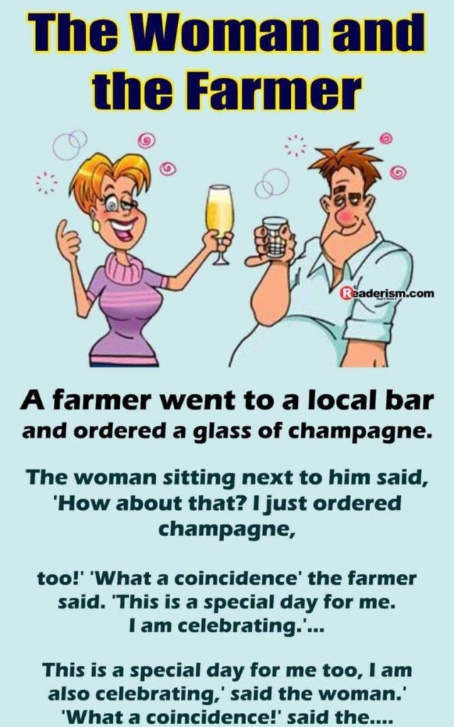 FUNNY JOKE – The Woman and the Farmer