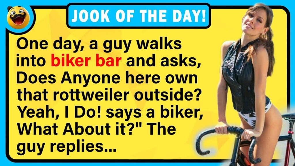 A Guy walks into Biker Bar.- FUNNY JOKE