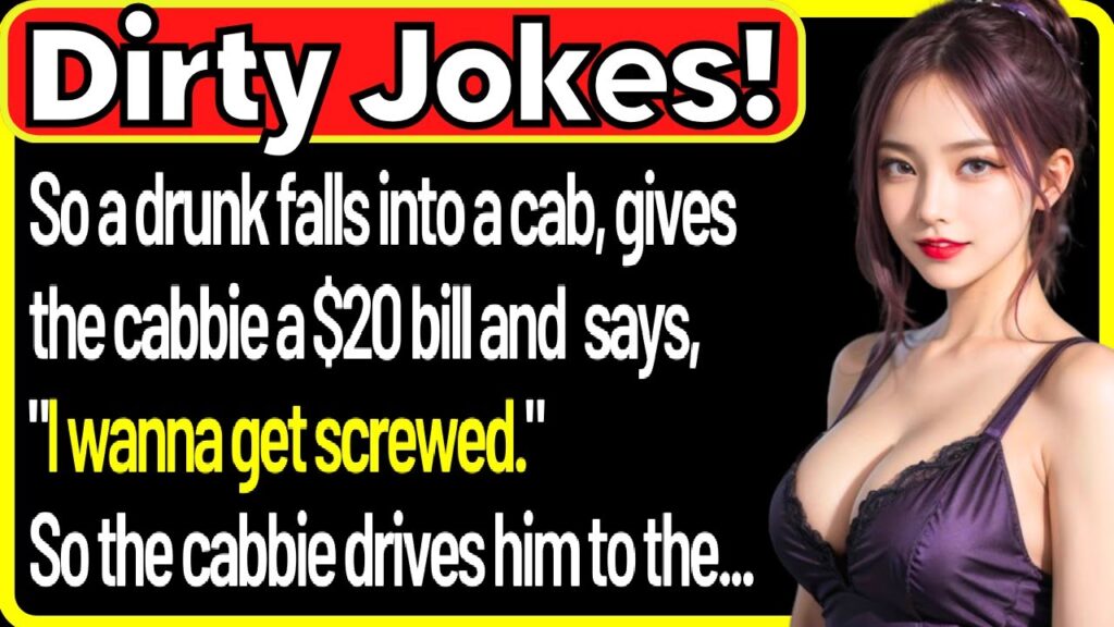 A drunk women falls into Cab and says I want to …
