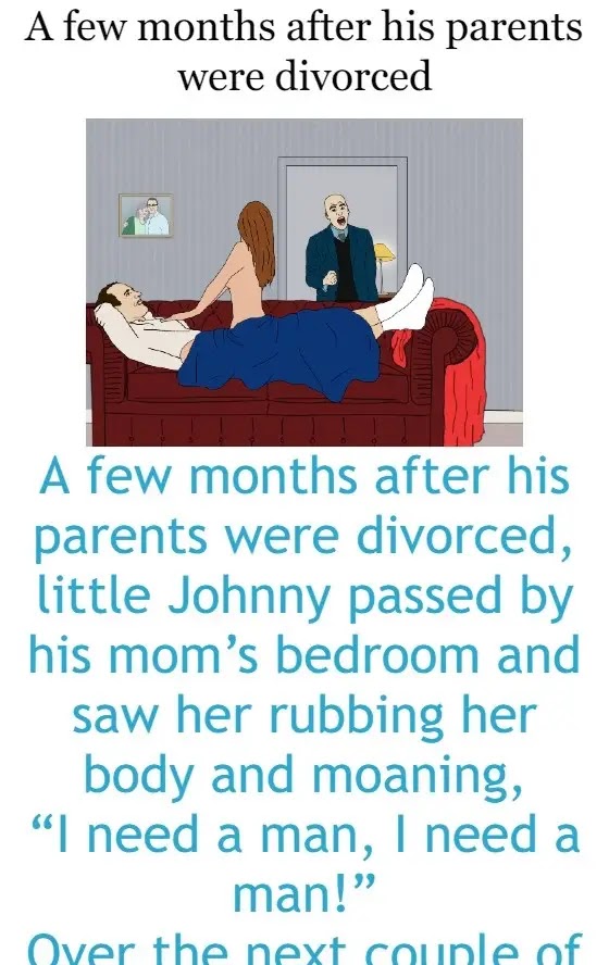 A few months after his parents were divorced – Funny Story