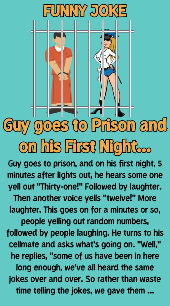 Guy goes to Prison and on his First Night…