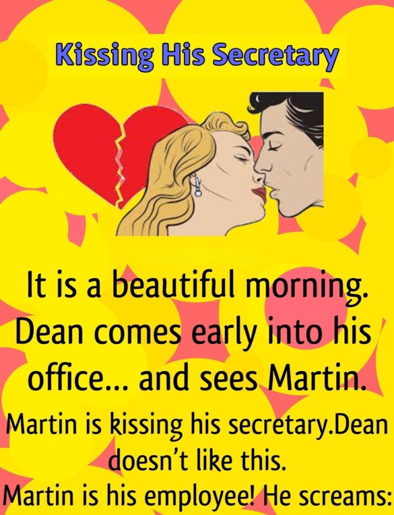 FULL JOKE Kissing His Secretary FULL JOKE Kissing His Secretary