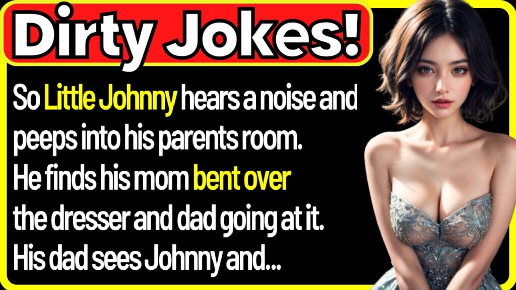 Little Johnny Hears Noise And Peeps Into His Parents Room