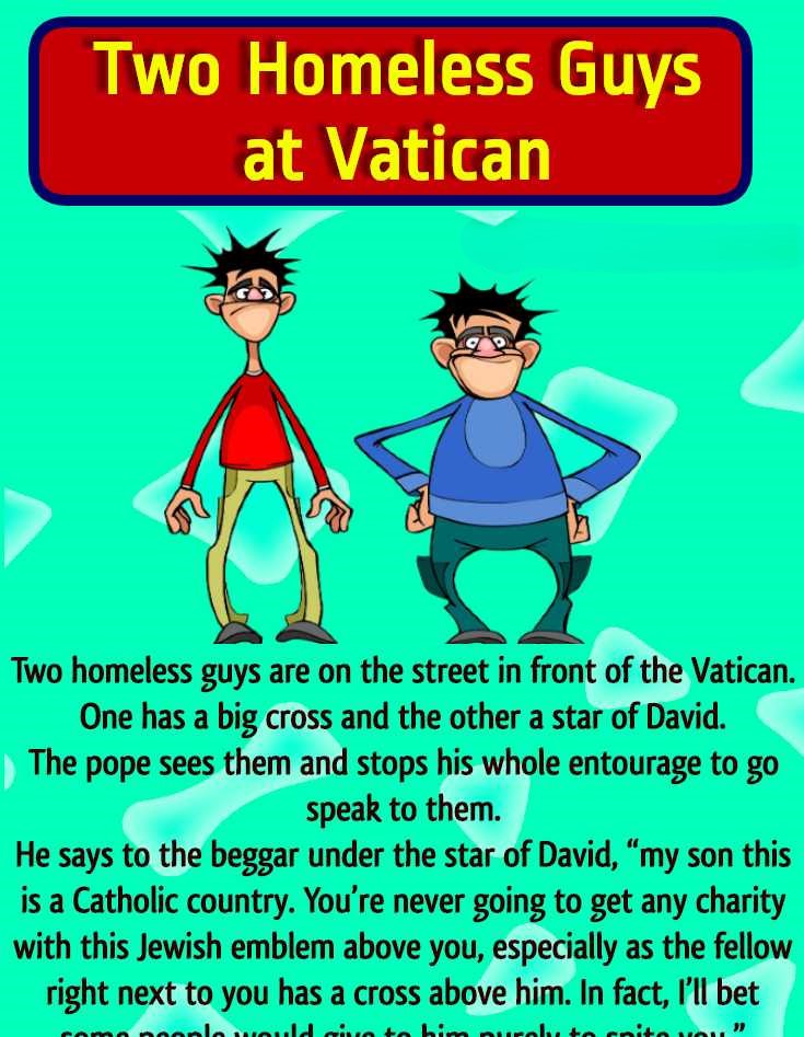Two Homeless Guys at Vatican